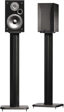 BF31-B1 31" Speaker Stands for Bookshelf Speakers up to 20 Lbs - Black - Set of