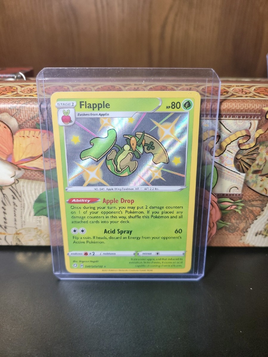 shiny flapple pokemon card Pokemon TCG - SV7a - 046/064 (U)