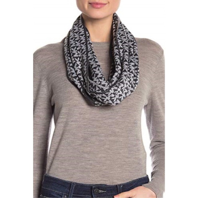 michael kors logo infinity scarf