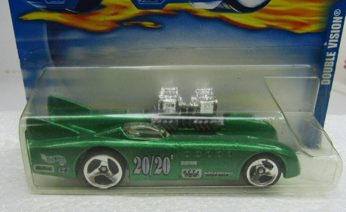 Hot Wheels 2000 Double Vision #212 Cracked Blister