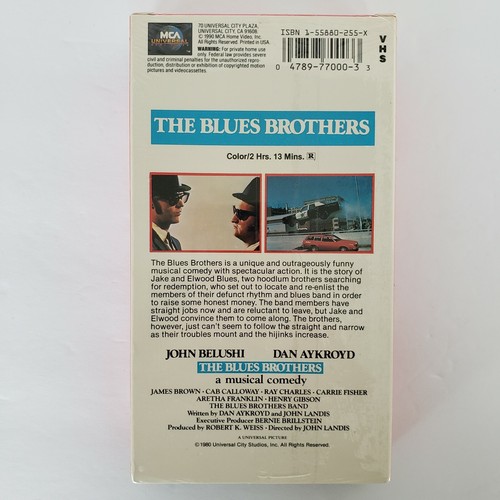 The Blues Brothers VHS 1990 FACTORY SEALED NEW John Belushi Dan Aykroyd - Picture 3 of 7