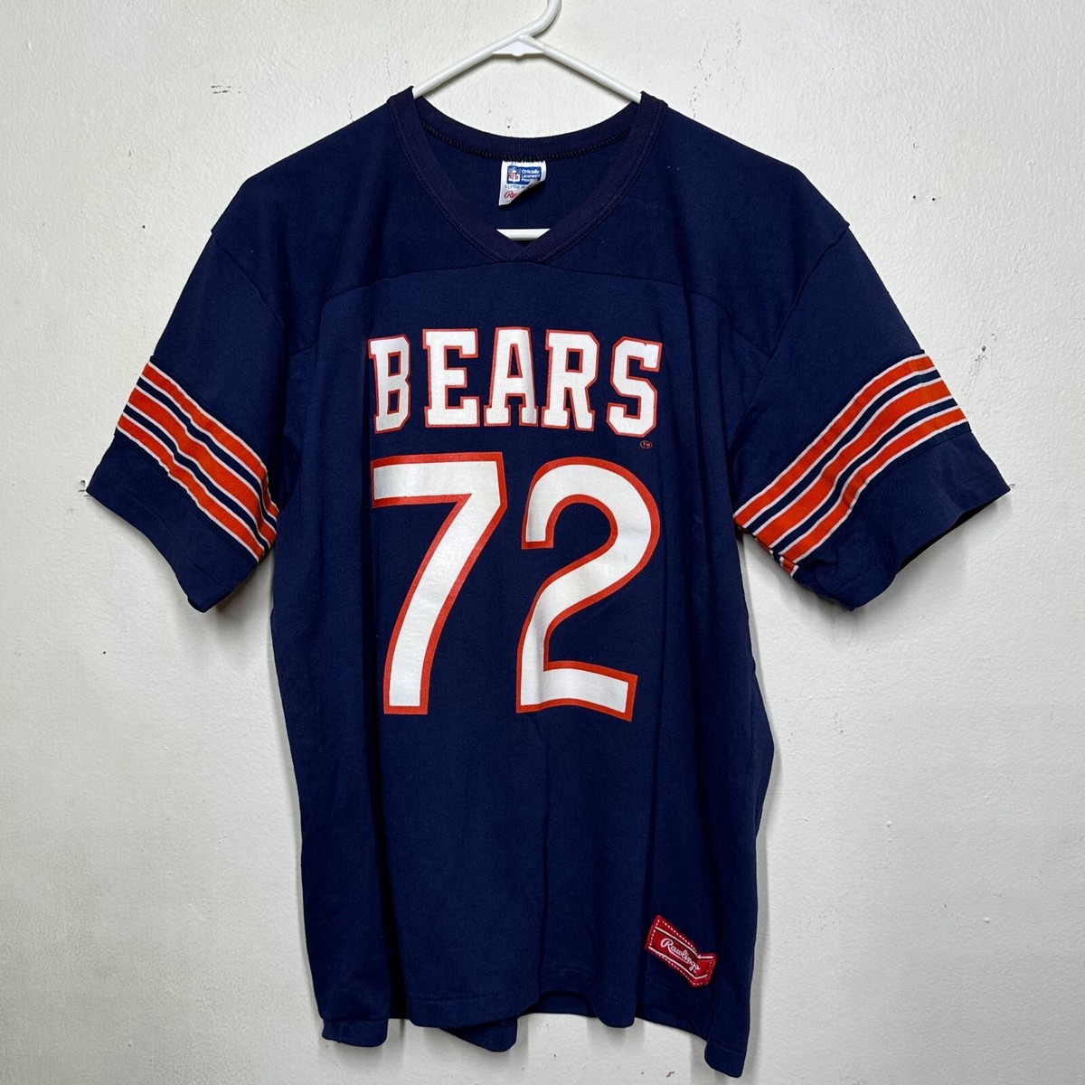 VTG William Perry The Fridge Chicago Bears Single Stitch Shirt