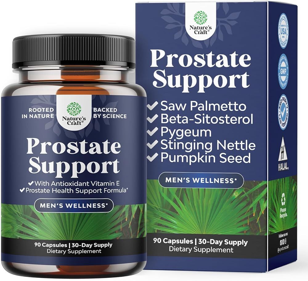 Herbal Prostate Health Supplements for Men - Advanced Prostate Supplements fo...
