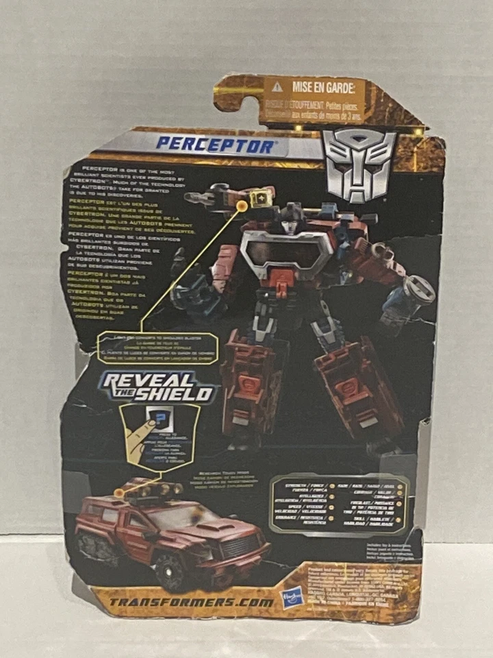 Transformers Reveal The Shield Perceptor Deluxe Class - New/Sealed (2010 Hasbro) - Image 2 of 2