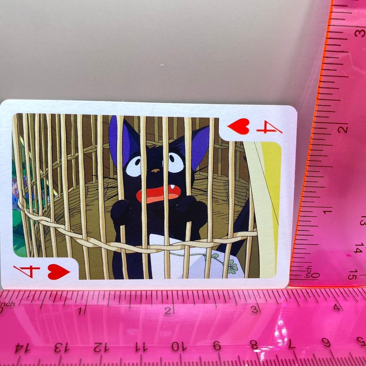 Gigi Cat Kiki's Delivery Service Playing Cards Ghibli Movie Scene