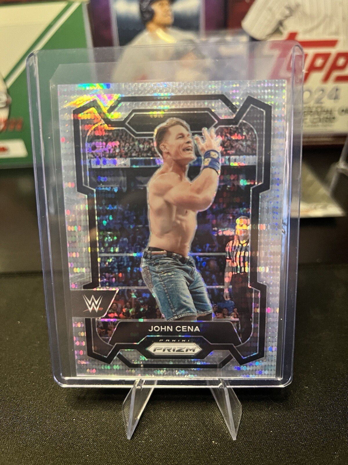 2024 Panini Prizm WWE John Cena Pulsar 182/499