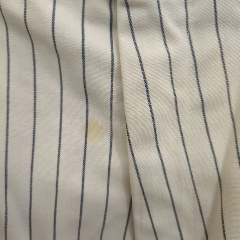 Pantalones de Colección Años 70 Wrangler Lady Bell Bottom Blancos Con Rayas Azules 24"X31" Foto 2 de 4