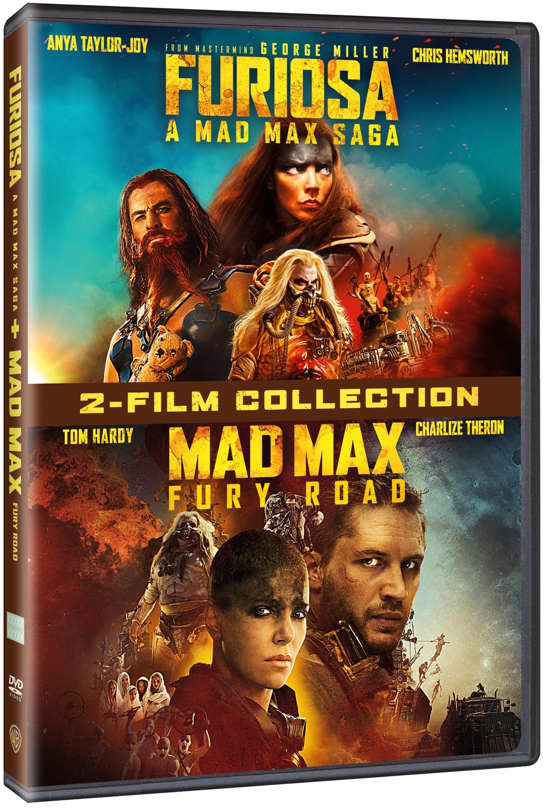 Mad max : fury road + furiosa : une saga mad max (DVD) Hardy Tom Theron Charlize
