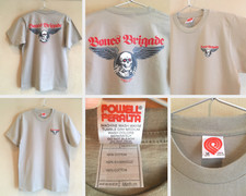 Vintage Powell Peralta Bones Brigade T-Shirt M - Skateboards Dogtown Santa Cruz