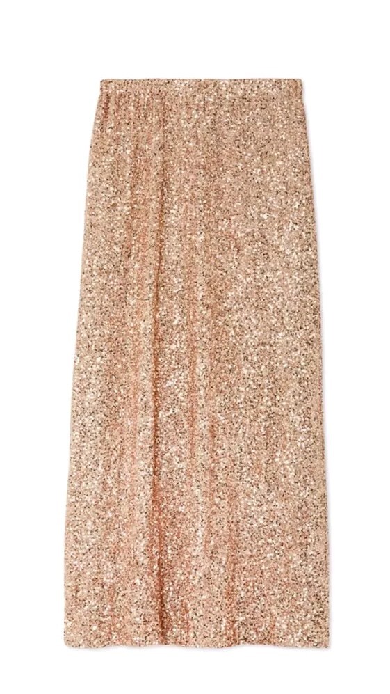 NEVER FULLY DRESSED GOLD SEQUIN DORRIS SKIRT SIZE 14 NEW WITH TAGS ON |  eBay UK
