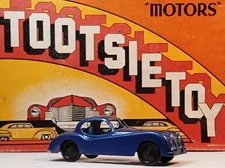 Vintage Tootsie Toy Chicago 24 USA Jaguar XK 140