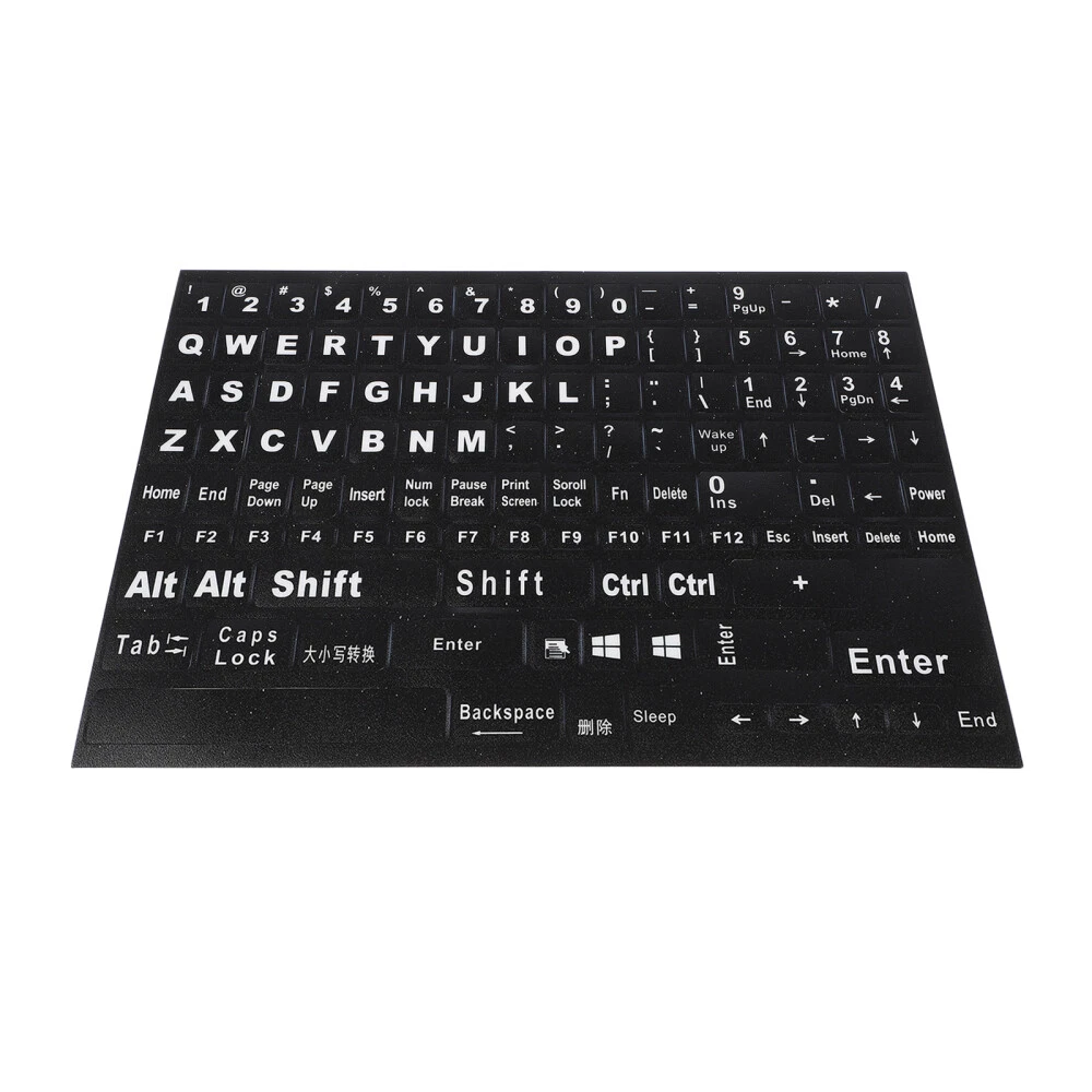 Mechanical Keyboard Stickers Label Desktop Letter Sticker Computer Accessories *