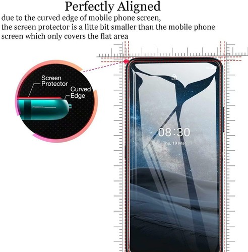 For Nokia 3.4 Screen Glass Tempered Glass Screen Guard Protector (9H Hardness) - Picture 11 of 11