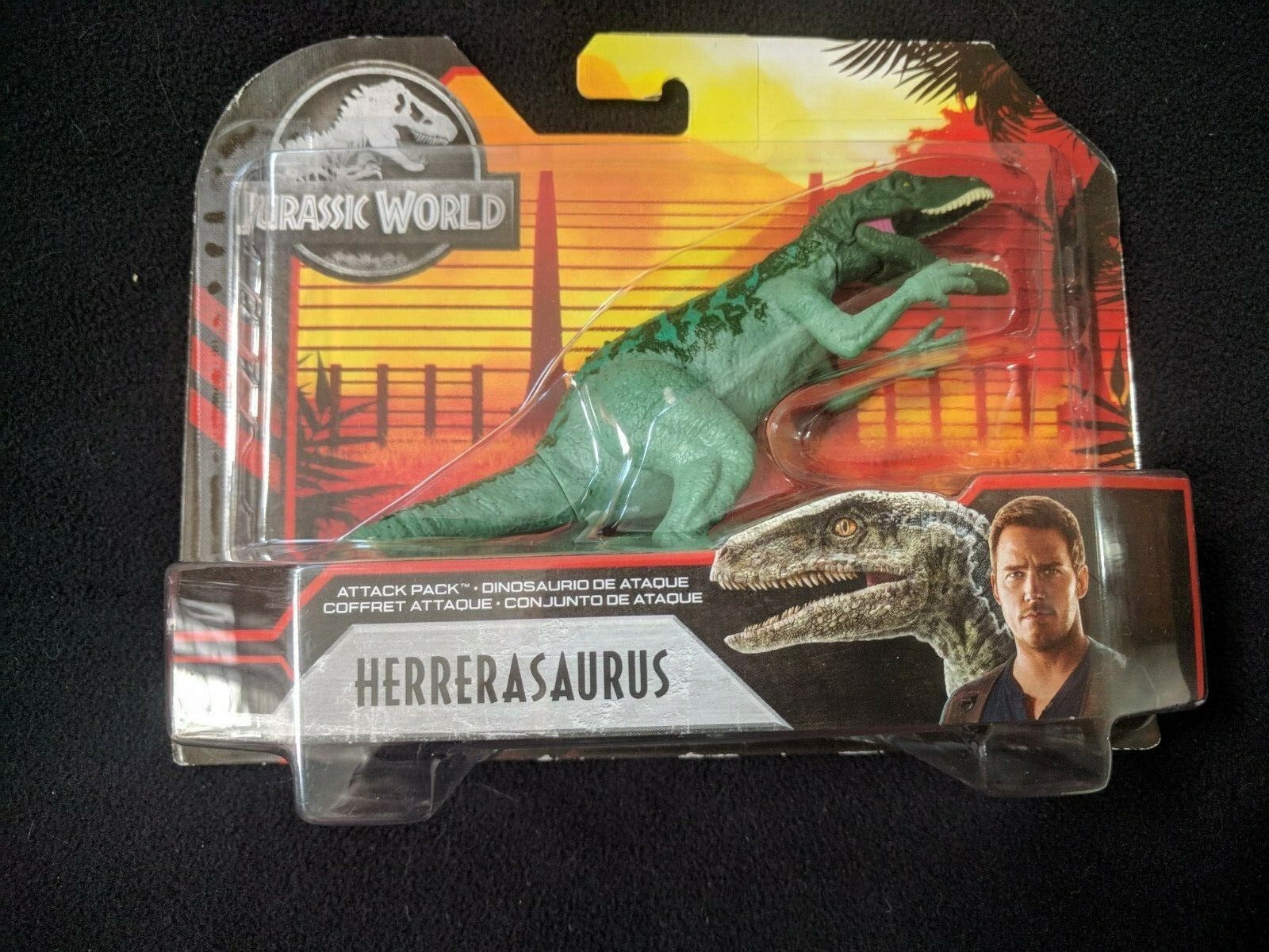 jurassic world attack pack herrerasaurus