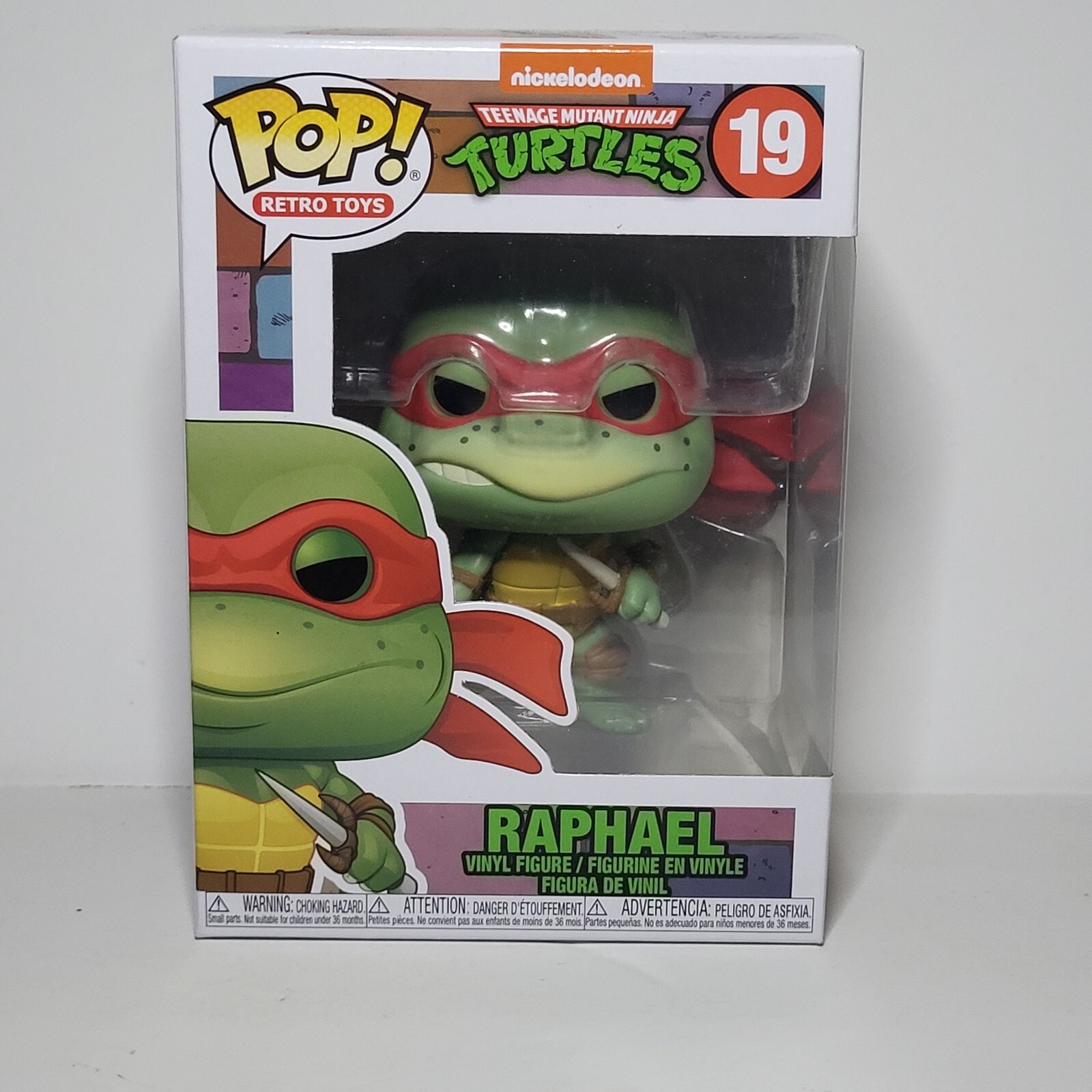 Raphael  Teenage Mutant Ninja Turtles  Funko Pop Retro Toys #19 TMNT
