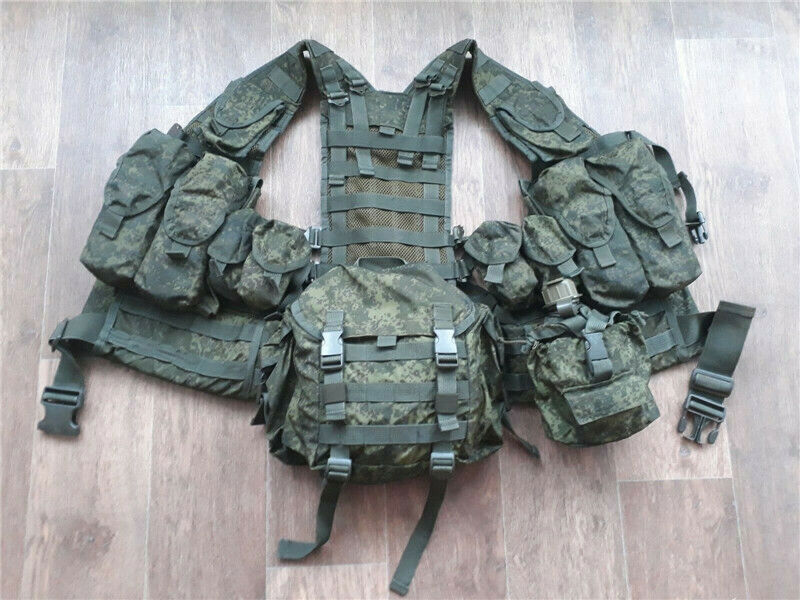 US Russian Tactical Vest 6SH117 Combat Equipment EMR Molle Bag