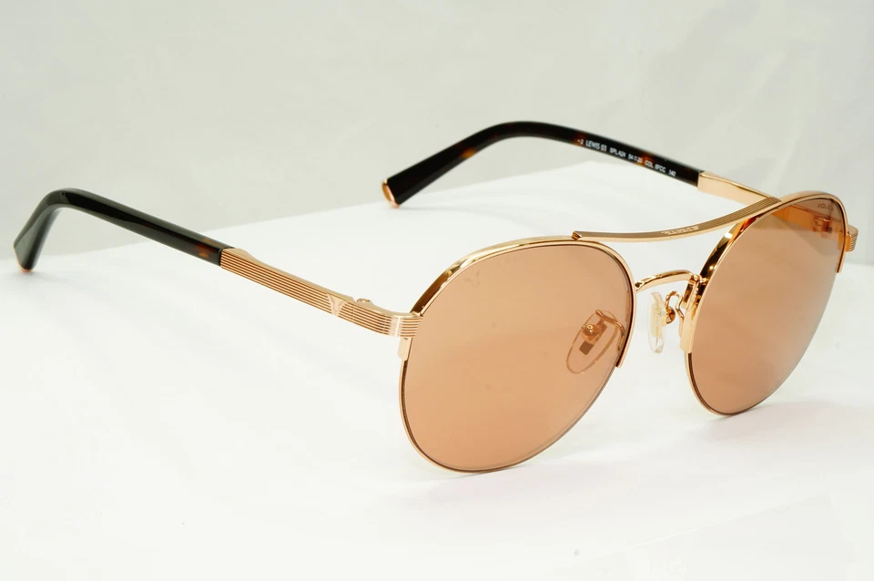 Gafas de sol Police Lewis Hamilton F1 oro cobre espejo redondo SPL A24 COL 8FCC Foto 4 de 4