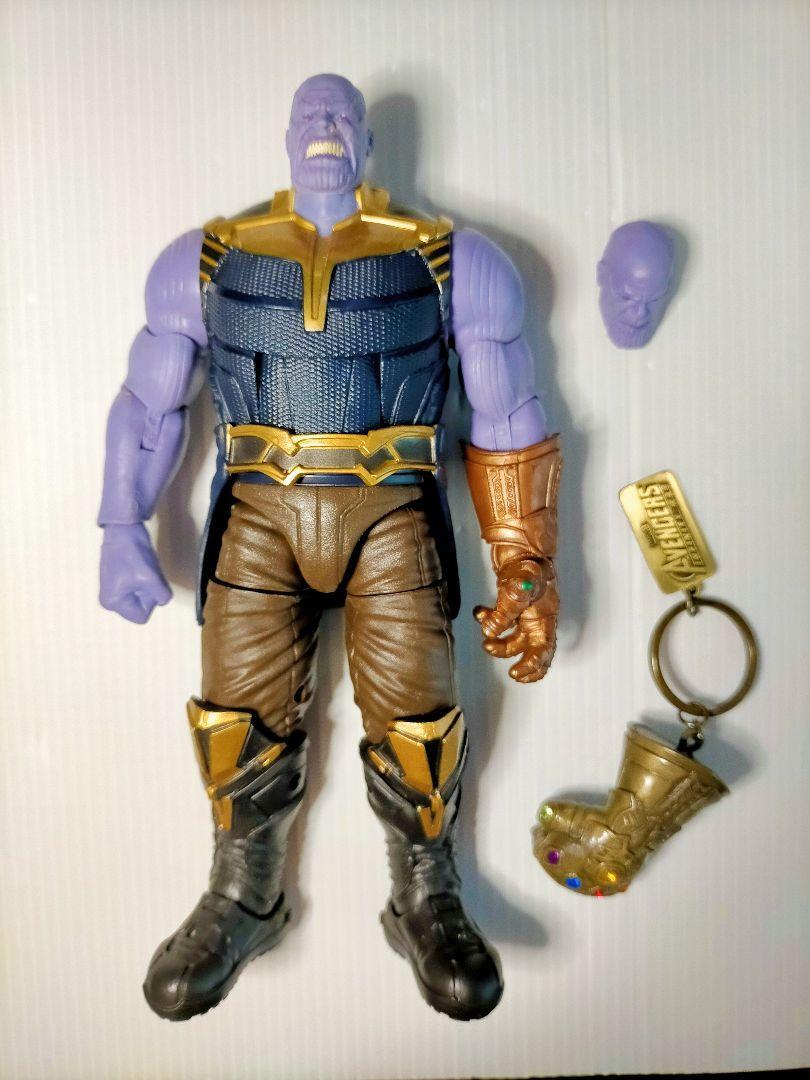 Marvel Legends Thanos Single 3 Pack Version With Gauntlet Keychain