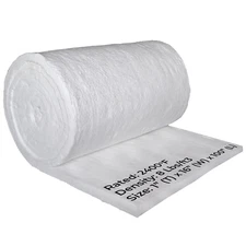 Ceramic Fiber Insulation – 1” (Thick) x 16” x 100” – 8# Density 2400F (1315C)