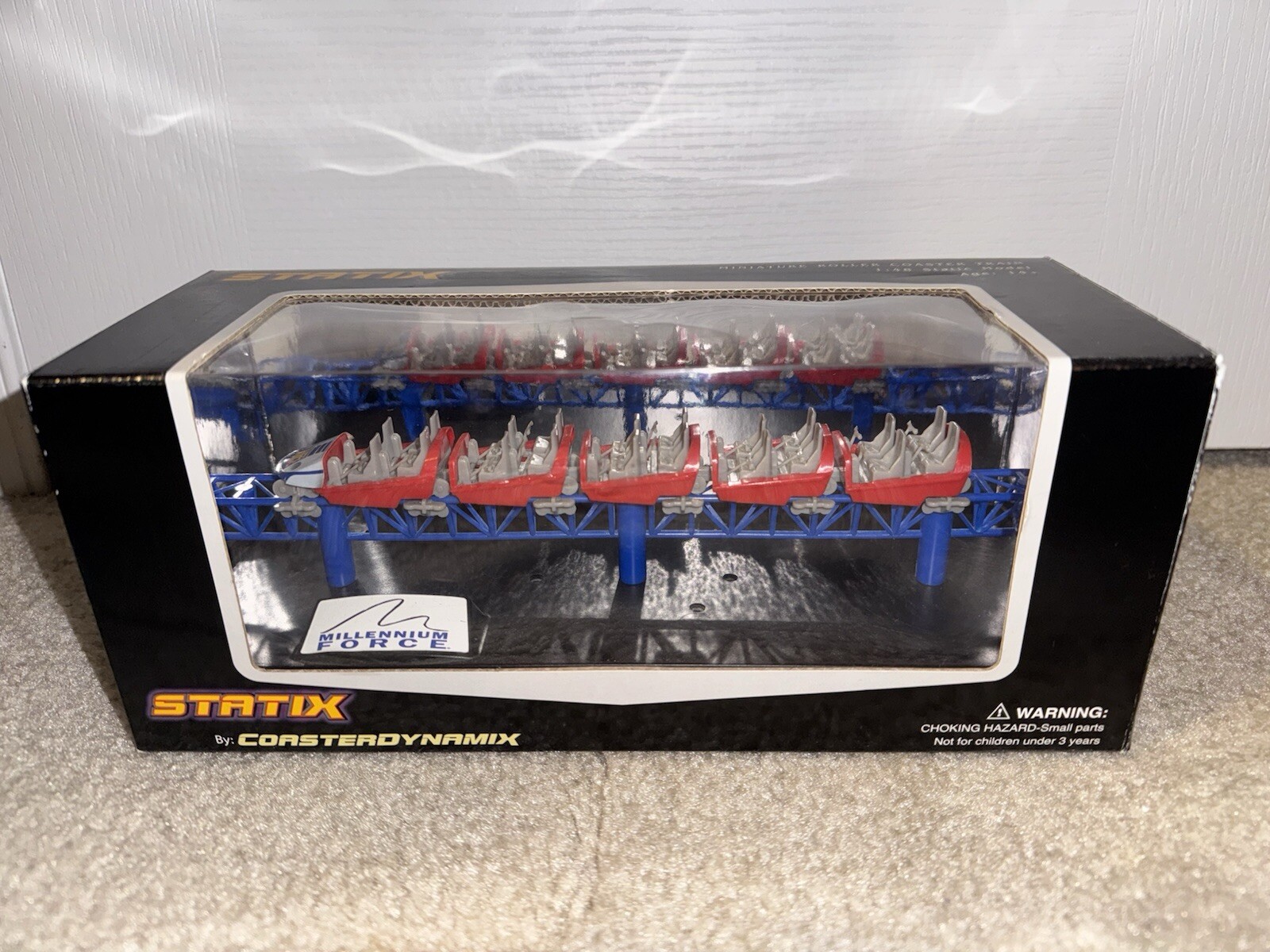 Scale Model Coaster Coasterdynamix Statix Millenium Force model Roller Coaster 1:48 Scale ...