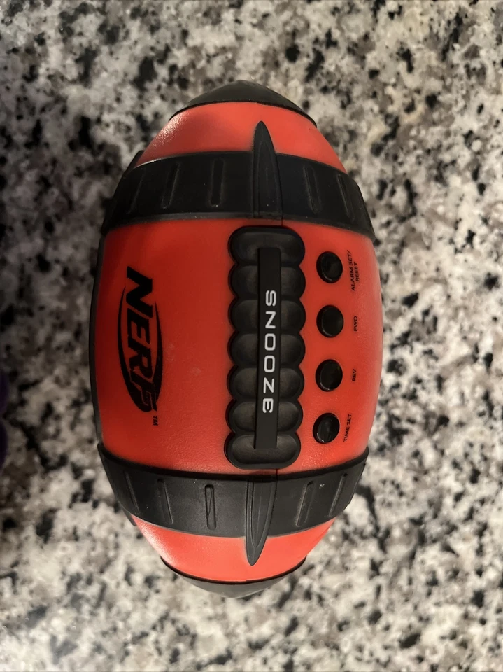Reloj despertador de touchdown de fútbol Nerf para niños con repetición Foto 2 de 3