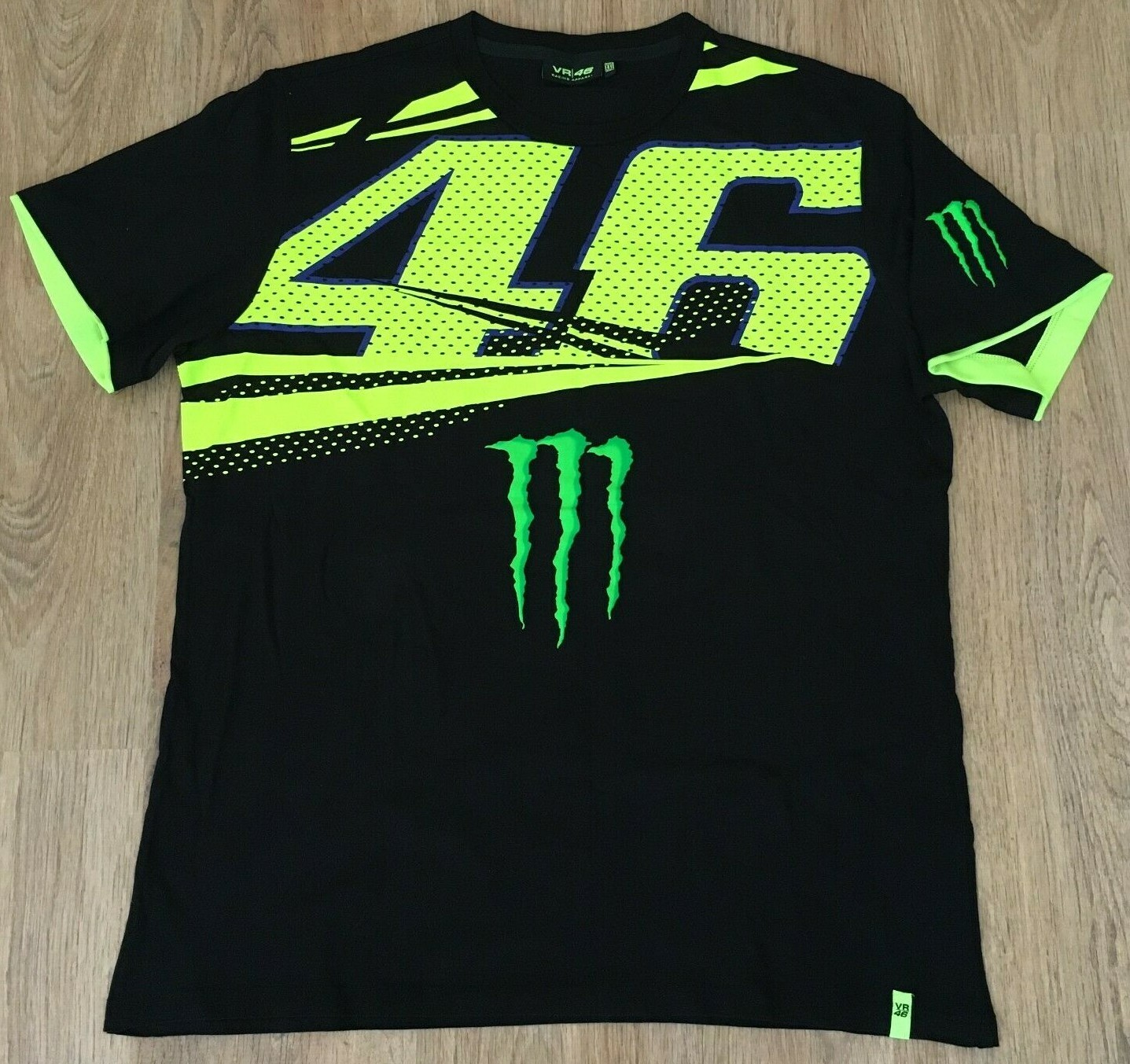 Valentino Rossi VR46 Racing Motorsport mens Black T-S… - Gem
