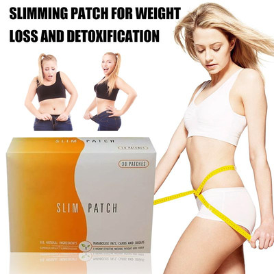 60Pcs Magnetic Slim Patch Diet Weight Loss Detox Adhesive Slimming Pad Burn Fat