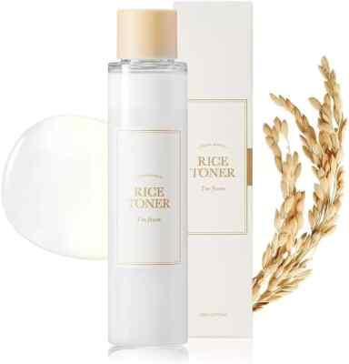 Rice Toner, Milky Toner for Glowing Skin, 77.78% Korean Rice, Niacinamide, 5.07