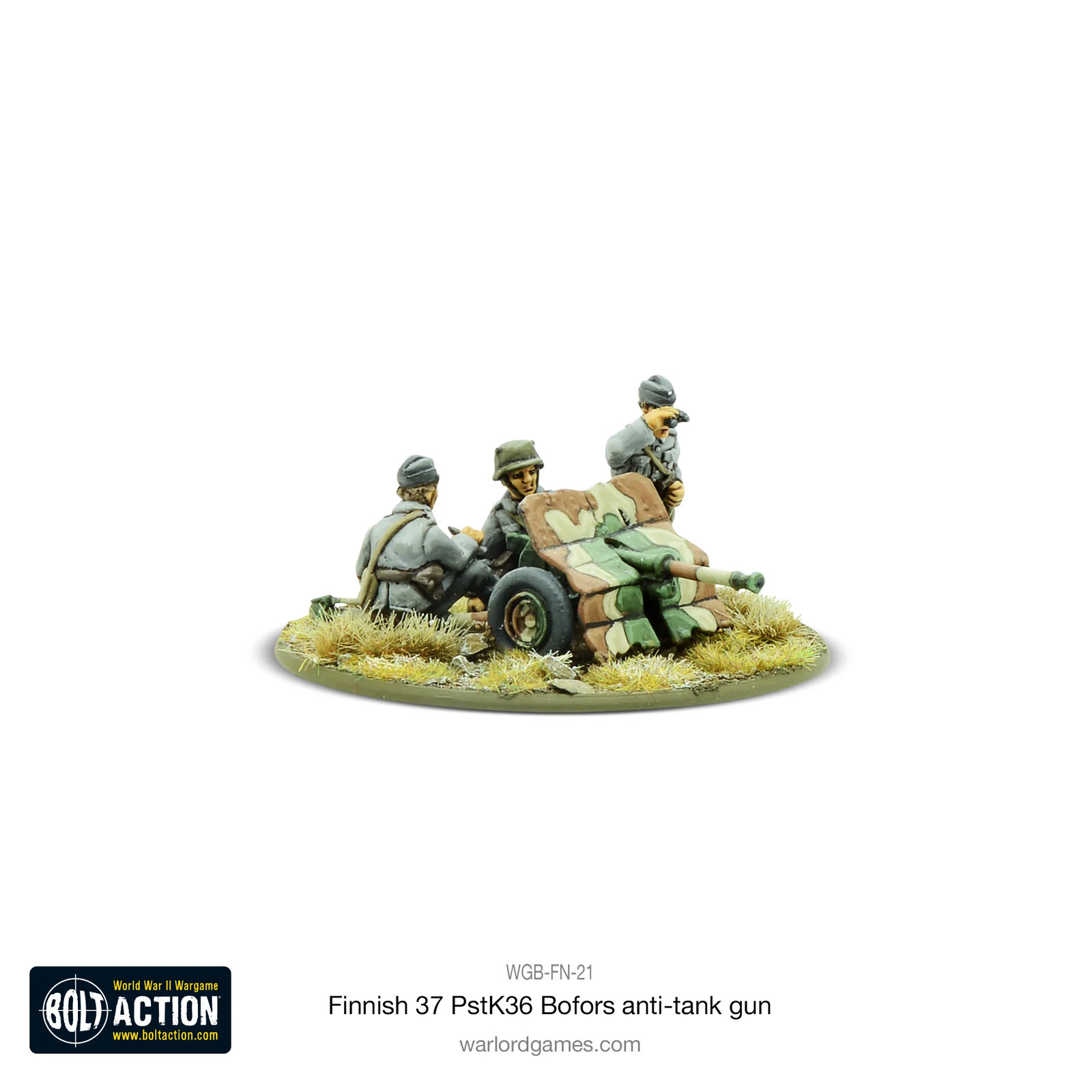 Bolt Action - Finnish 37 PstK/36 Bofors anti-tank gun - Warlord Games