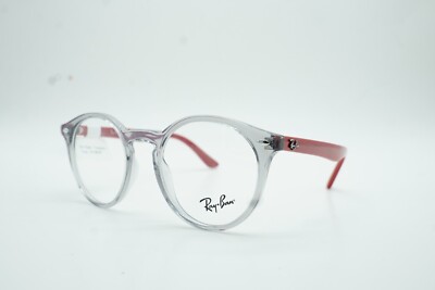 RAY BANS RB 1594 3812 TRANSPARENT RED DESIGNER AUTHENTIC EYEGLASSES 44-19 130