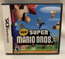Super Mario Bros Nintendo DS Complete CIB w/ Manual Tested Authentic Mint