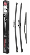 Front Rear Wiper Blades fits: AUDI Q7 SUV (4LB) 2006-2015 | HQ AUTOMOTIVE Wipers