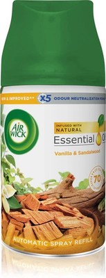 4x Air Wick Freshmatic essential Oils Vanille & sandelholz 250ml Neu (578)