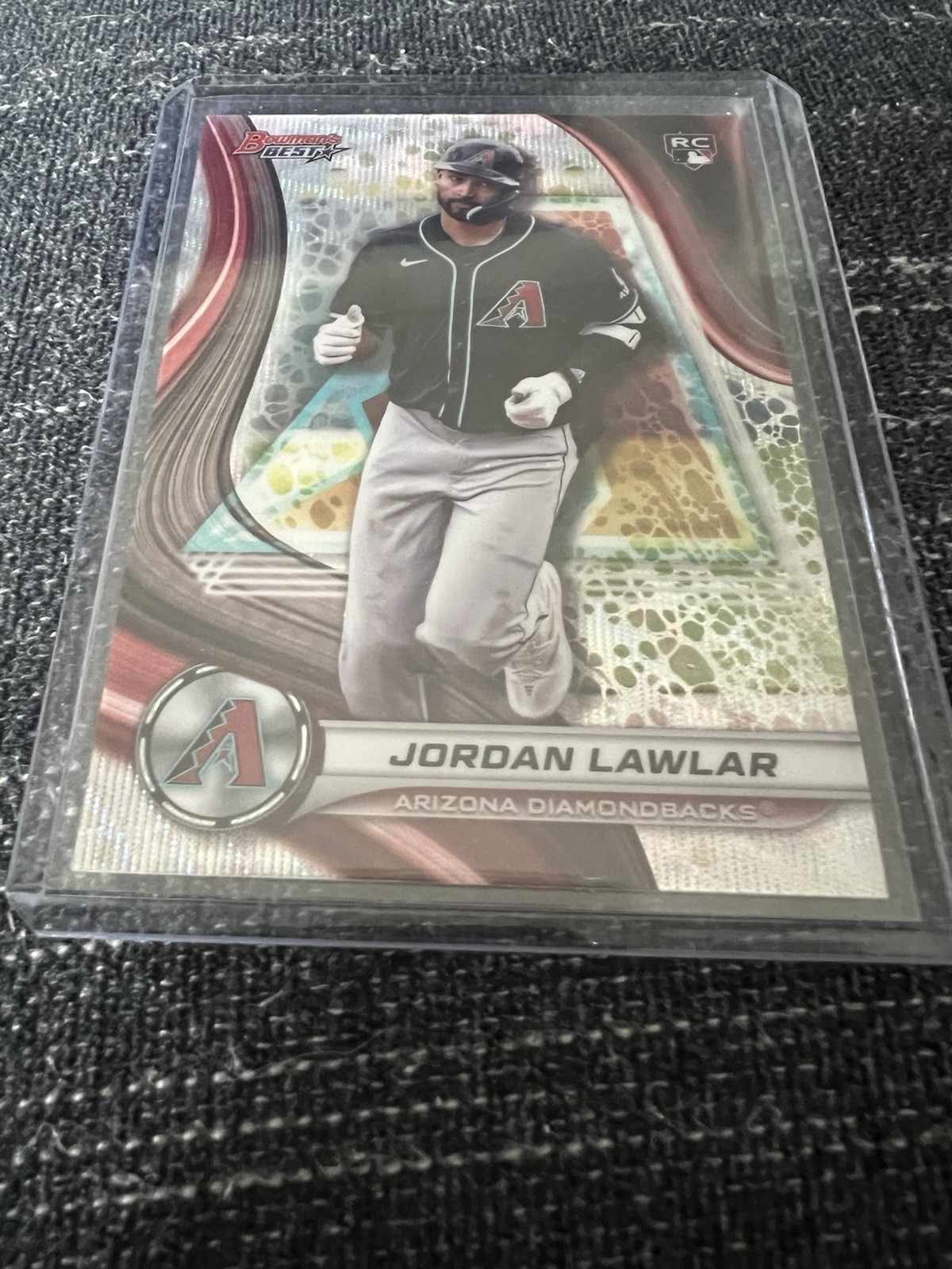 2024 Bowmans Best JORDAN LAWLAR Wave Refractor #4 Arizona Dbacks