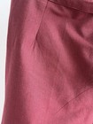NWT Fabindia 100% Cotton Women's Pant Wine 🍷 Burgundy Elastic Back Cropped 36 — photo 7