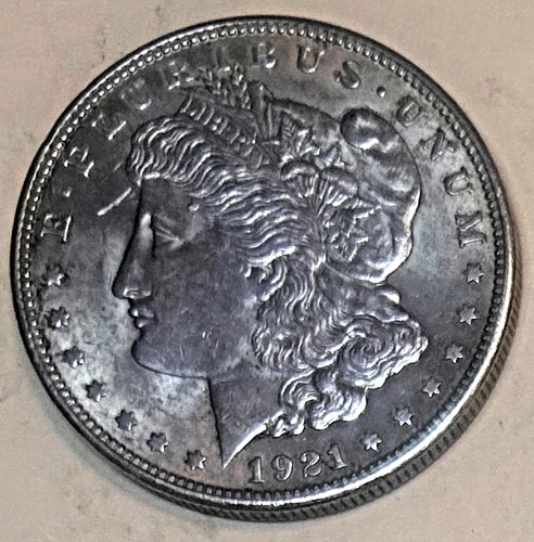 1921 P Morgan in very nice condition maybe uncirculated no shipping Sigma tested