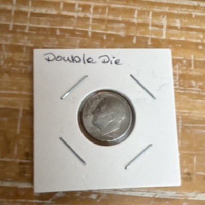 Roosevelt Dime 10C Double Die Error Variety Coin Uncertified Ungraded
