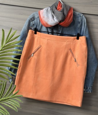*NEU* STREET ONE Frühlings-Rock Orange Gr. 42