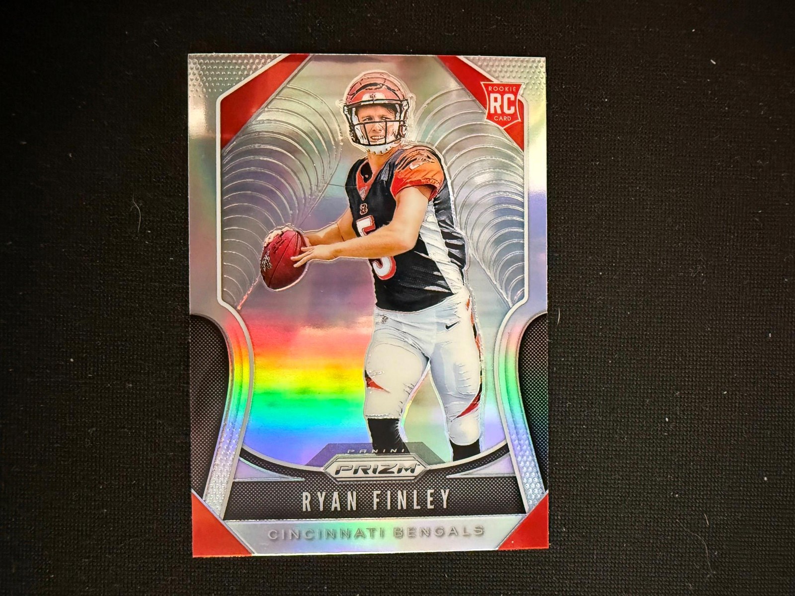 Ryan Finley 2019 Prizm Silver Prizm #306 Rookie RC Cincinnati Bengals D51