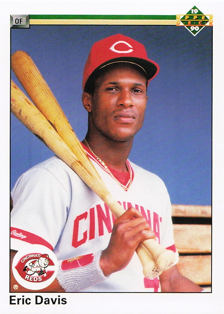 1990 Upper Deck Eric Davis baseball card #116 Cincinnati Reds