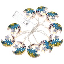 1 Set Muslim Ramadan LED String Lights Party Bedroom Decoration(without Battery)