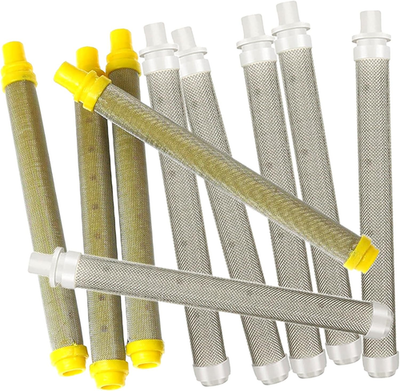 #ad #ad Airless Spray Gun Filter 60 Mesh amp; 100 Mesh Replacement 10 Pack High Pressure Pa $24.99