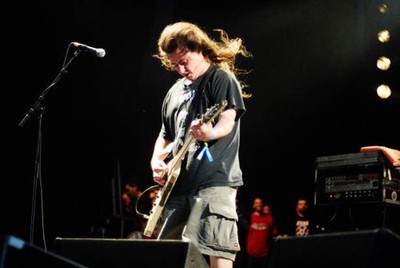 Napalm Death Mitch Harris Performing Live Onstage Historic Old Music Photo 1