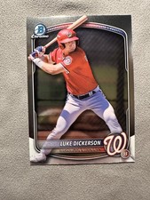 Luke Dickerson 2025 Bowman Draft #BDC-61 Washington Nationals Chrome