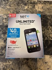 Net10 Wireless LG Optimus Fuel 3G Pre Paid Phone New Sealed