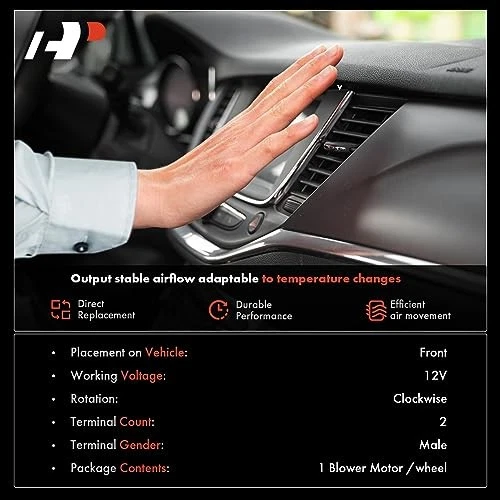 HVAC Heater Blower Motor for Chrysler Prowler 1999-2002, Dodge Neon 2000-2005 - Image 2 of 4