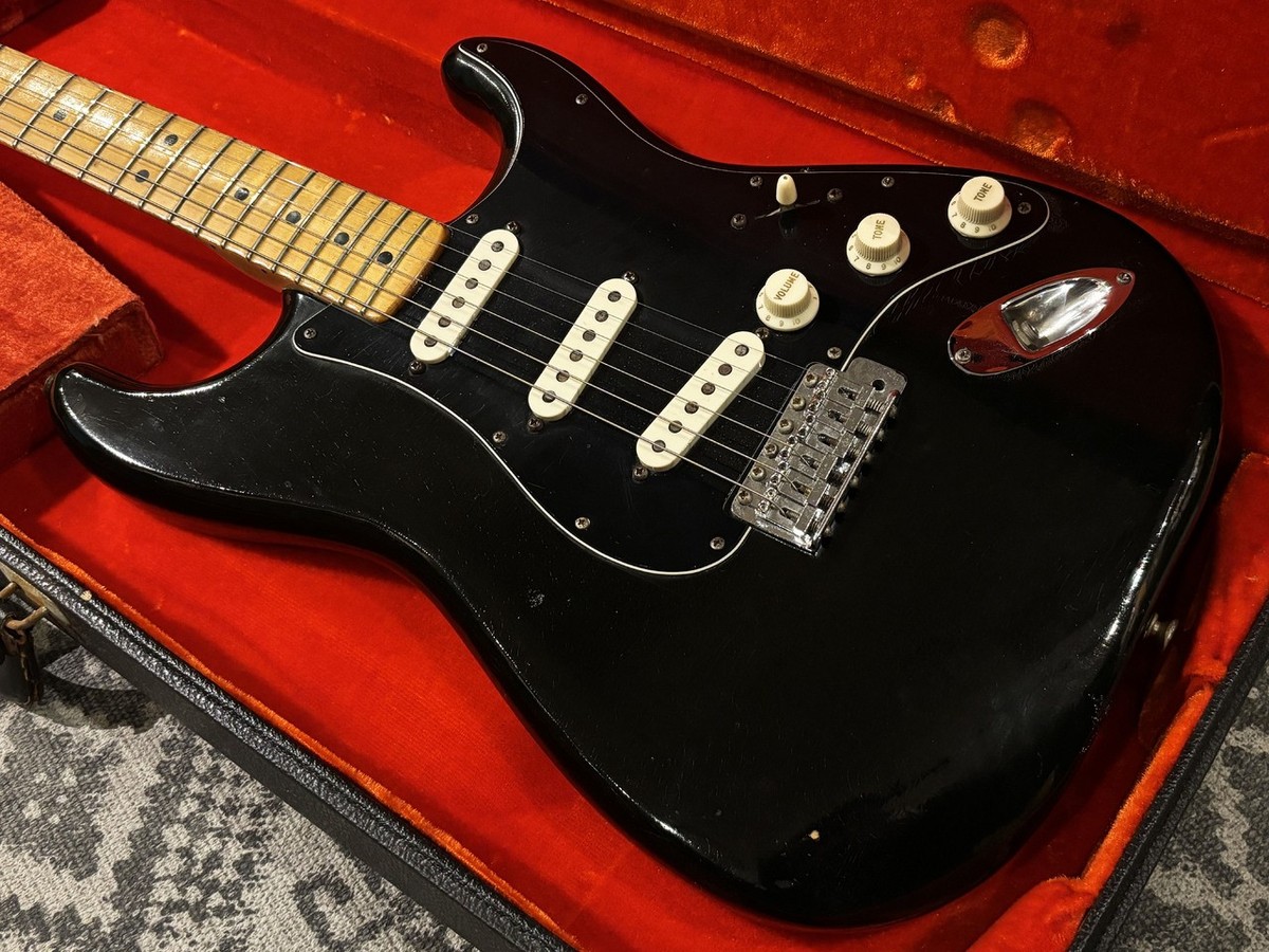 Fender Stratocaster ブラック 21フレット Fender 1976 Stratocaster Black/Maple Used Electric Guitar | eBay