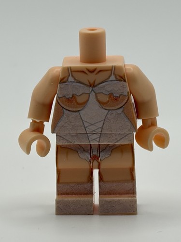 Custom Made UV Printed Sexy Stripper In Lingerie Minifigure