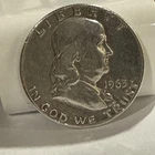 1963 Franklin Half Dollar 50C 90% Silver Business Strike Philadelphia Mint