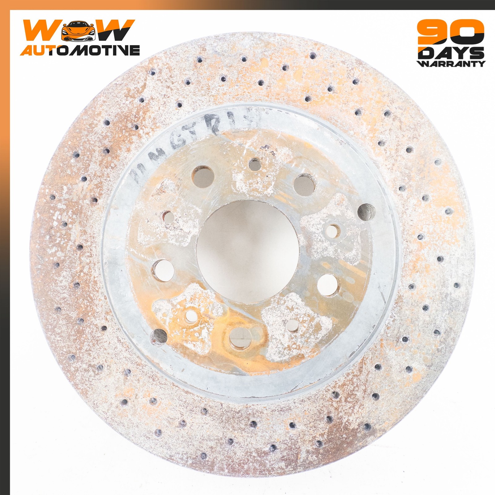 03-19 MASERATI GRANTURISMO REAR RIGHT LEFT WHEEL BRAKE DISC ROTORS SET OEM